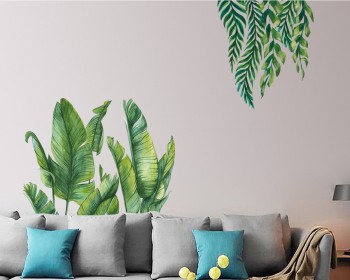Tropical Leaves, Green Plants wall decal